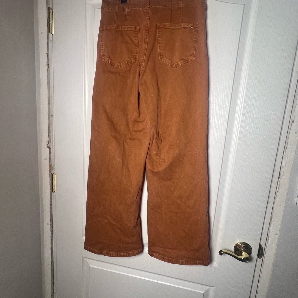 High Rise Rust, Stretch Women's Jeans - Picture 2 of 7